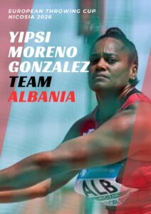 yipsi moreno gonzales - Federata Shqiptare e Atletikes
